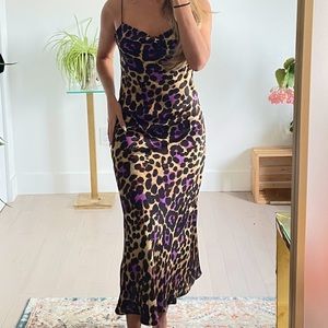 Leopard print Maxi Dress